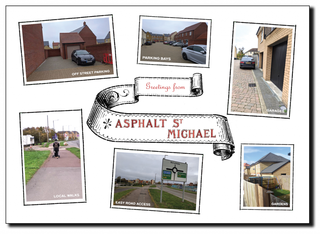 Postcard from Asphalt St Michael